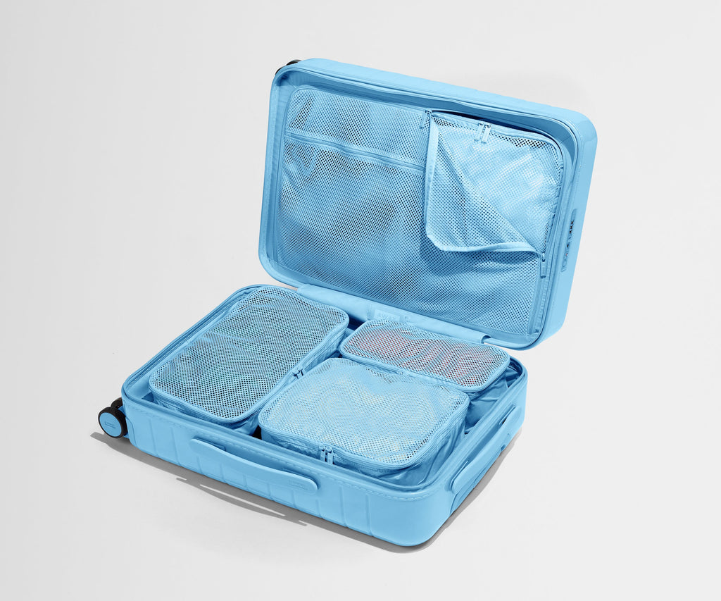 Away Insider Packing Cubes (Set of 4) in Opal Blue