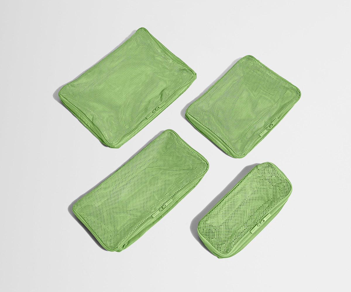 Away Insider Packing Cubes (Set of 4) in Matcha Milk Green