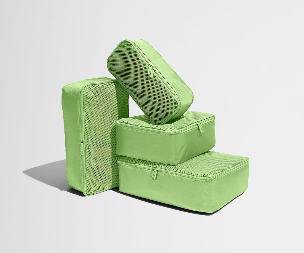 Away Insider Packing Cubes (Set of 4) in Matcha Milk Green