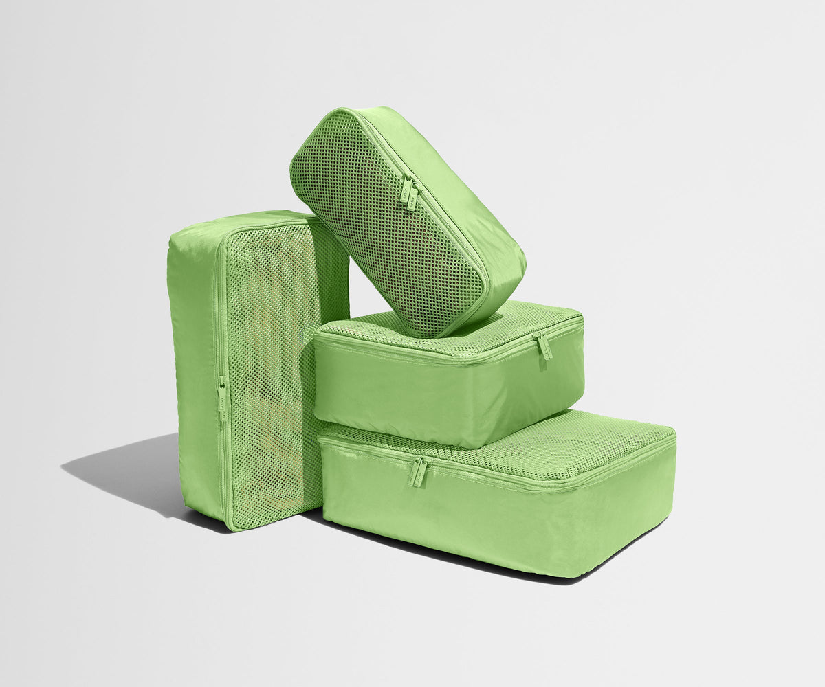 Away Insider Packing Cubes (Set of 4) in Matcha Milk Green