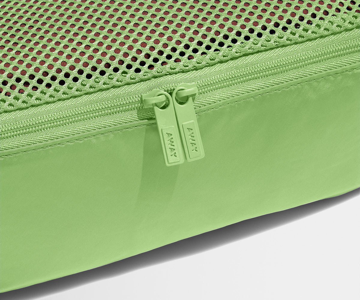 Away Insider Packing Cubes (Set of 4) in Matcha Milk Green