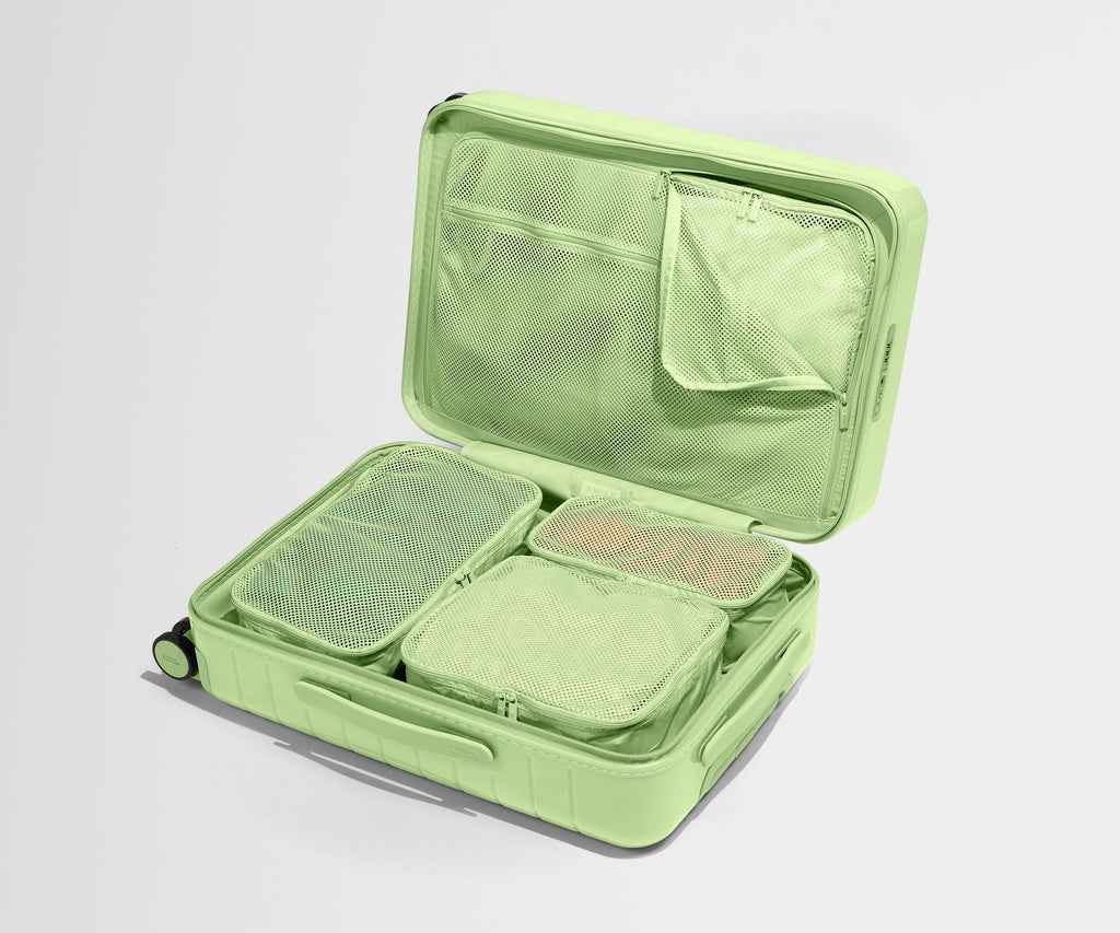 Away Insider Packing Cubes (Set of 4) in Matcha Milk Green