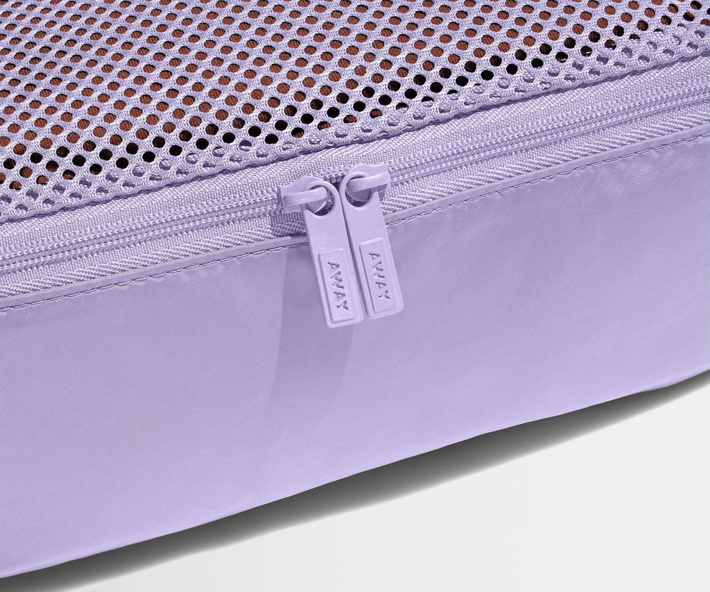 Away Insider Packing Cubes (Set of 4) in Lavender Haze Purple