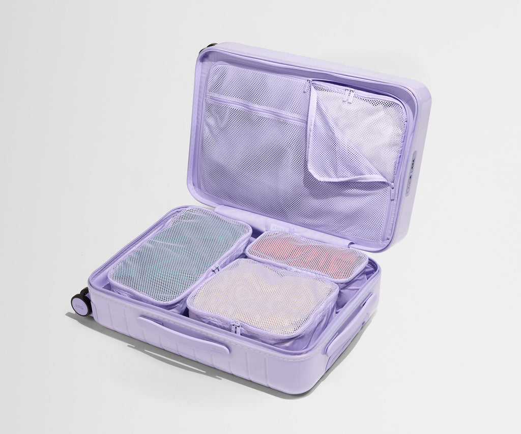 Away Insider Packing Cubes (Set of 4) in Lavender Haze Purple
