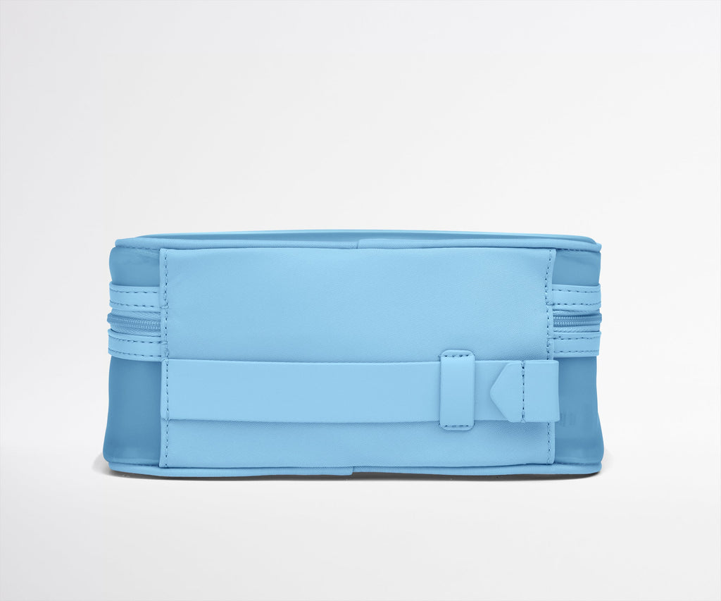 Away Clear Toiletry Bag in Opal Blue