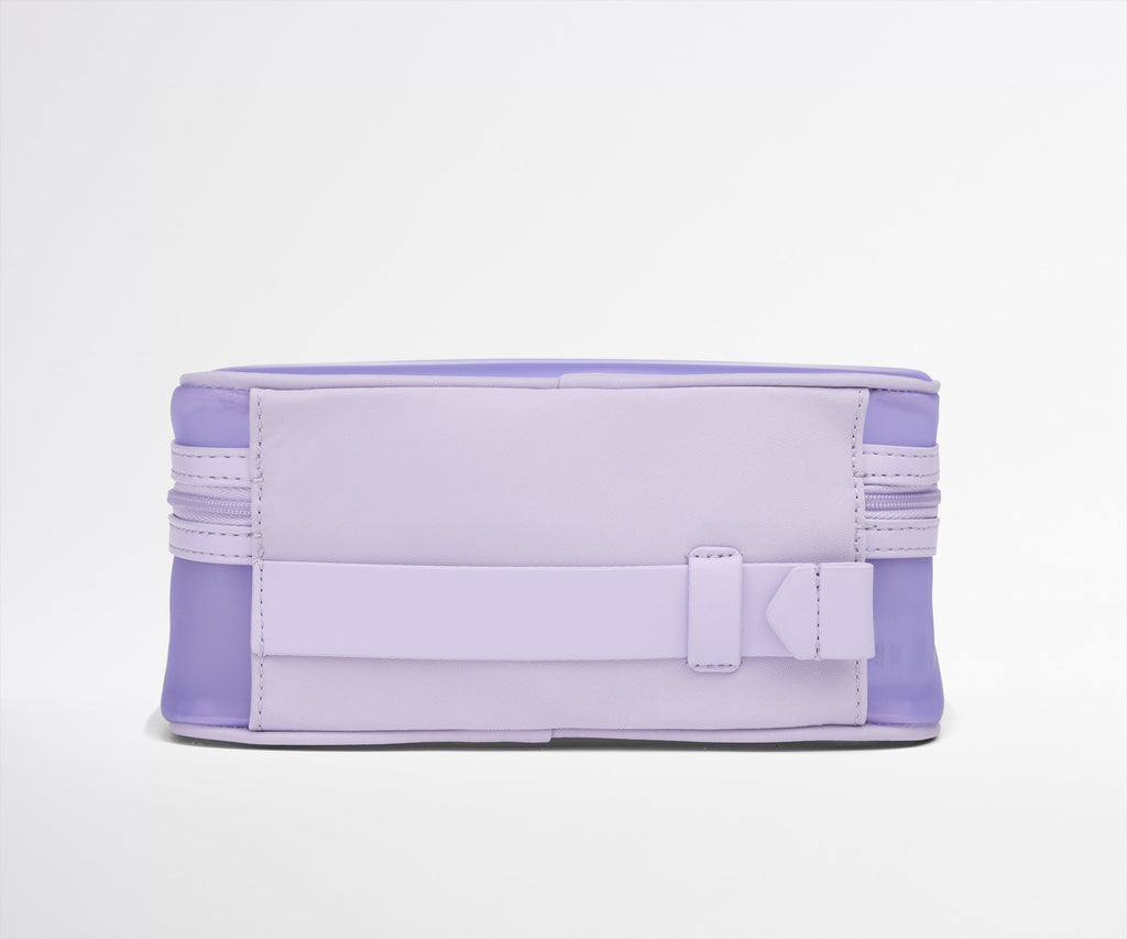Away Clear Toiletry Bag in Lavender Haze Purple