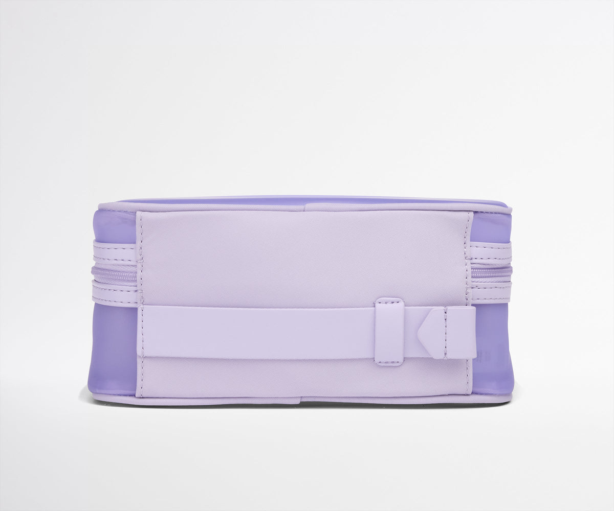 Away Clear Toiletry Bag in Lavender Haze Purple