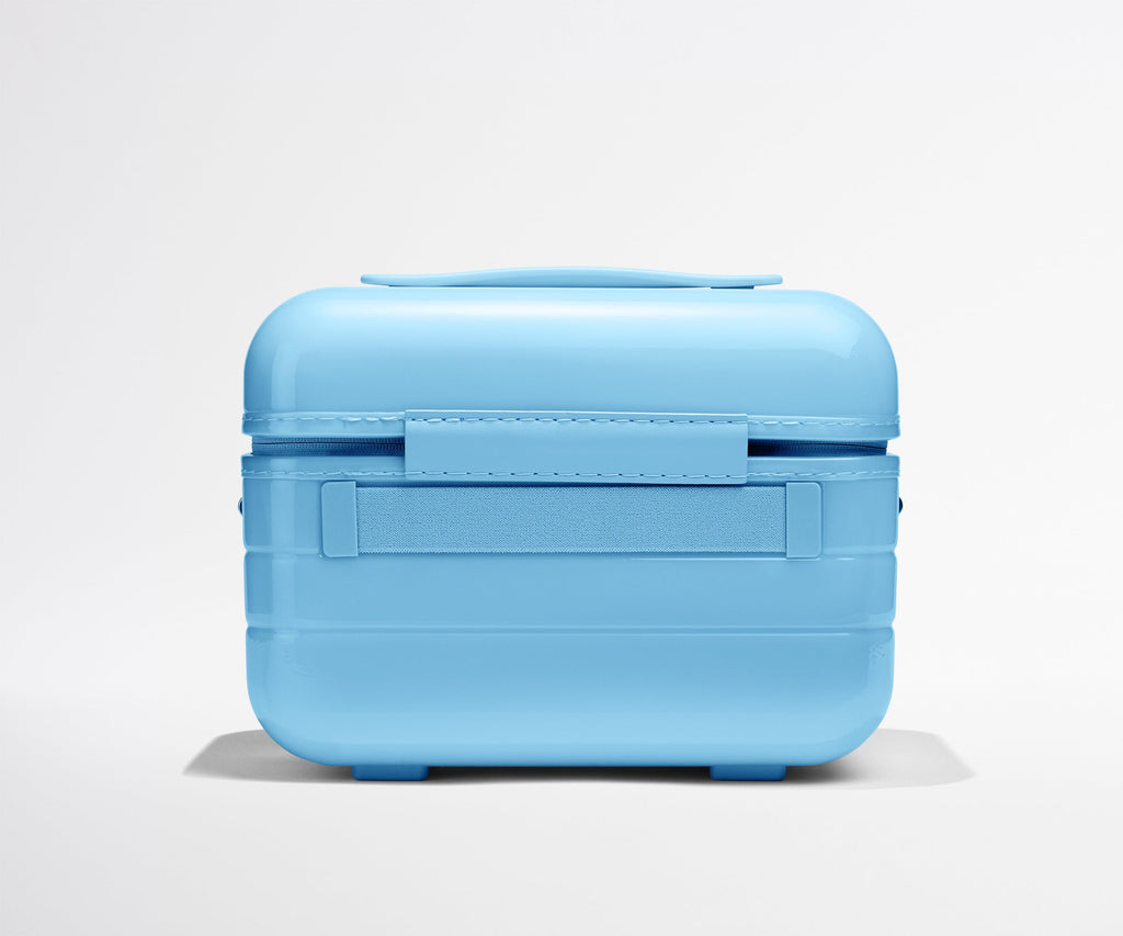 Away The Train Case Suitcase - Glazed Opal Blue