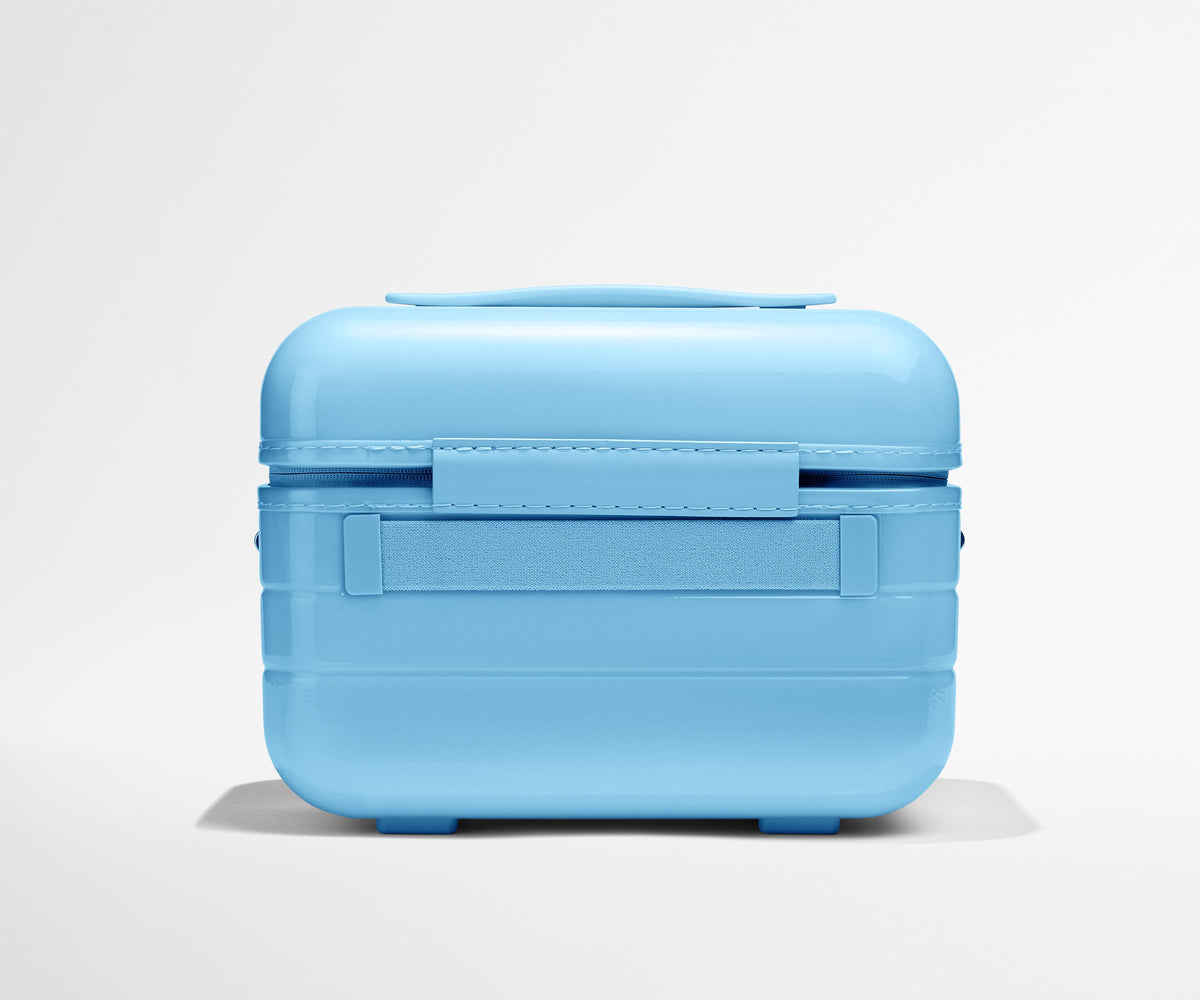 Away The Train Case Suitcase - Glazed Opal Blue