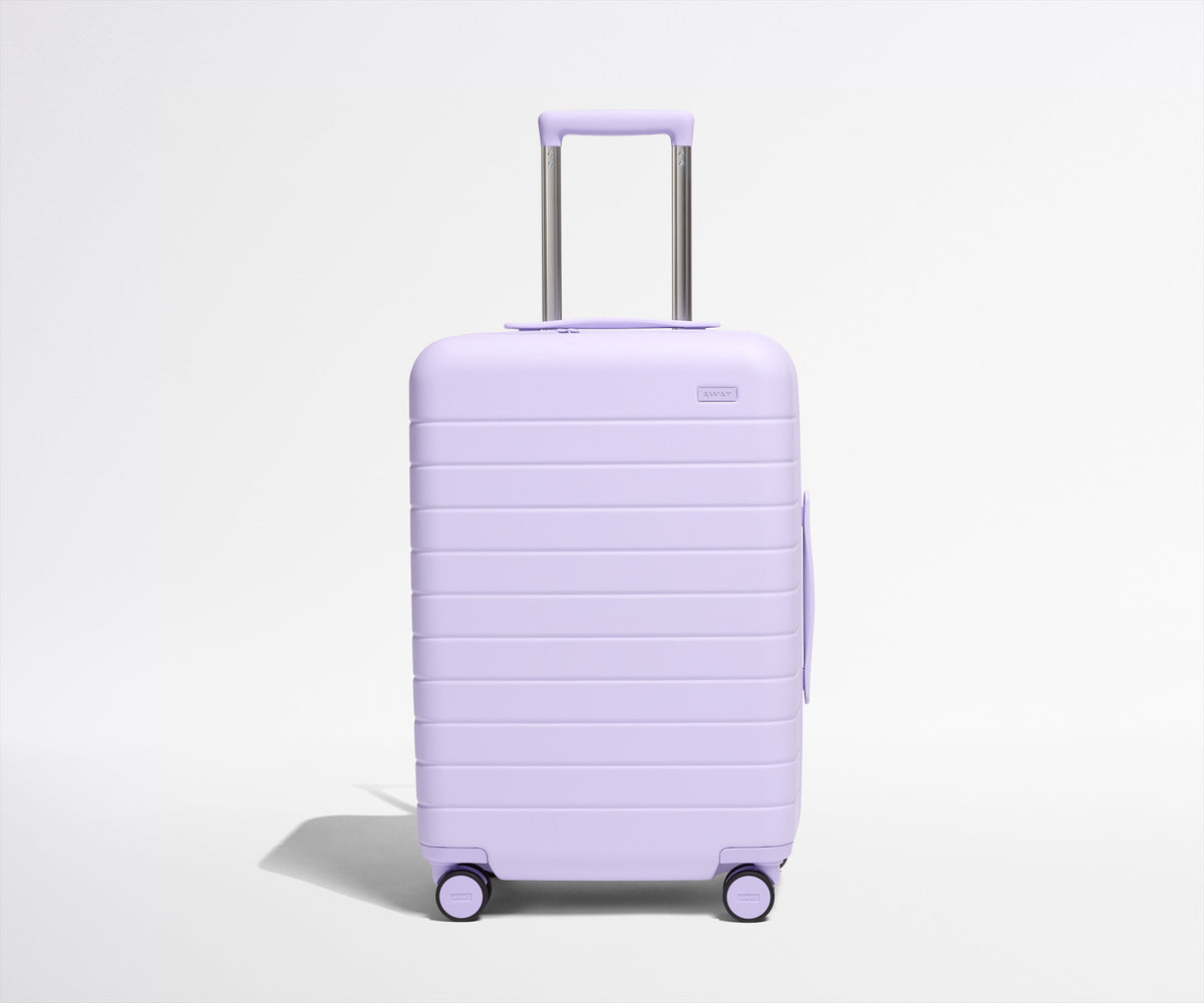 Away The Bigger Carry-On Suitcase - Lavender Haze Purple
