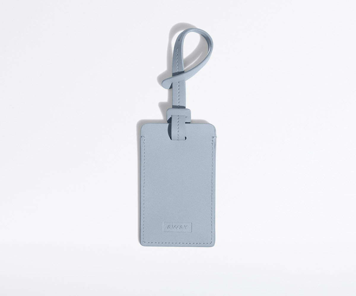 Away The Luggage Tag in Arctic Blue