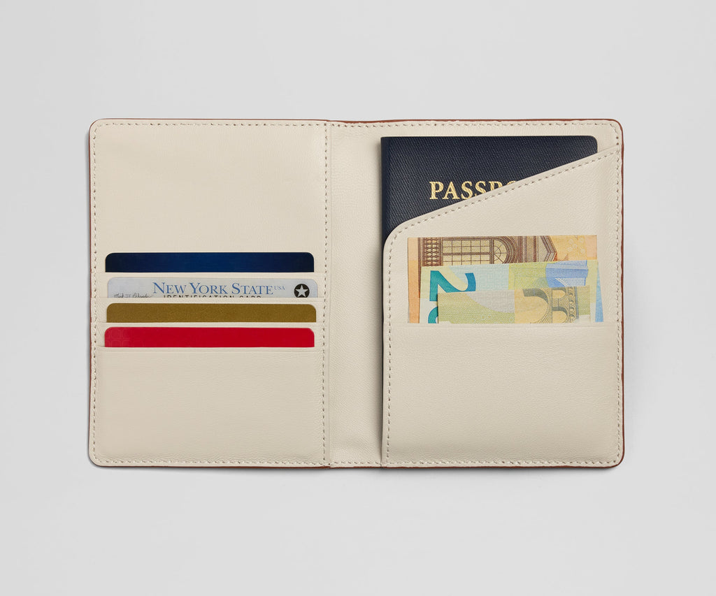 Away Passport Holder Travel Accessory - Saddle Brown