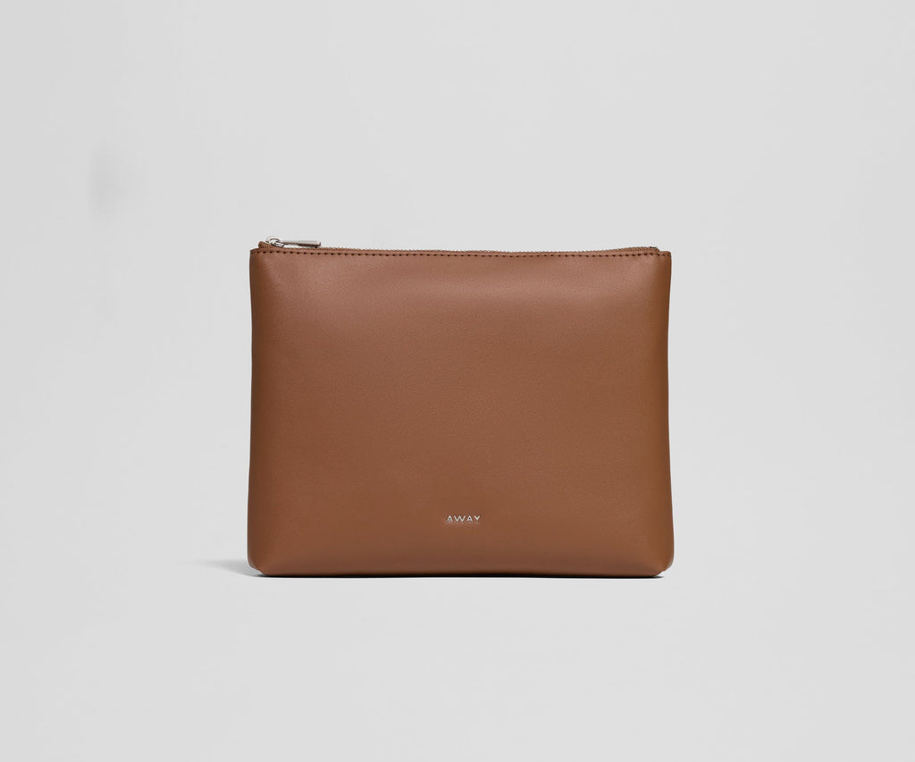 Away Pouch Duo Travel Accessory - Saddle Brown