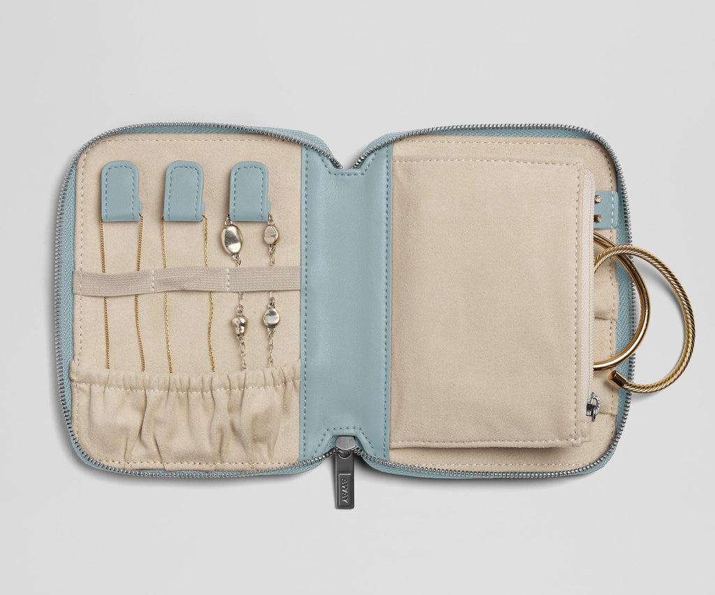 Away Slim Jewelry Organizer Jewelry Case - Arctic Blue