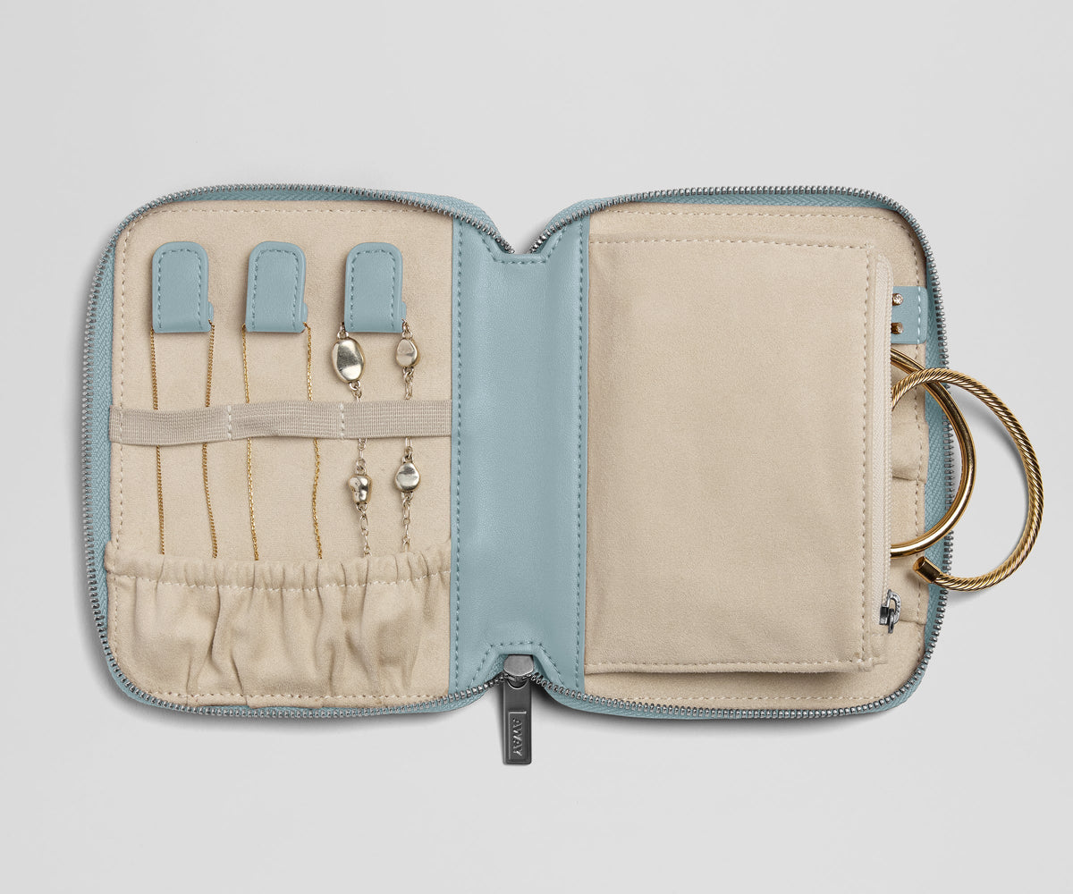 Away Slim Jewelry Organizer Jewelry Case - Arctic Blue