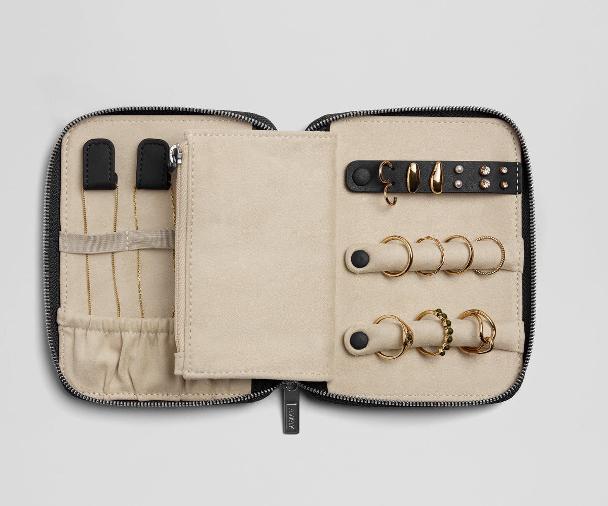 Away Slim Jewelry Organizer Jewelry Case - Jet Black