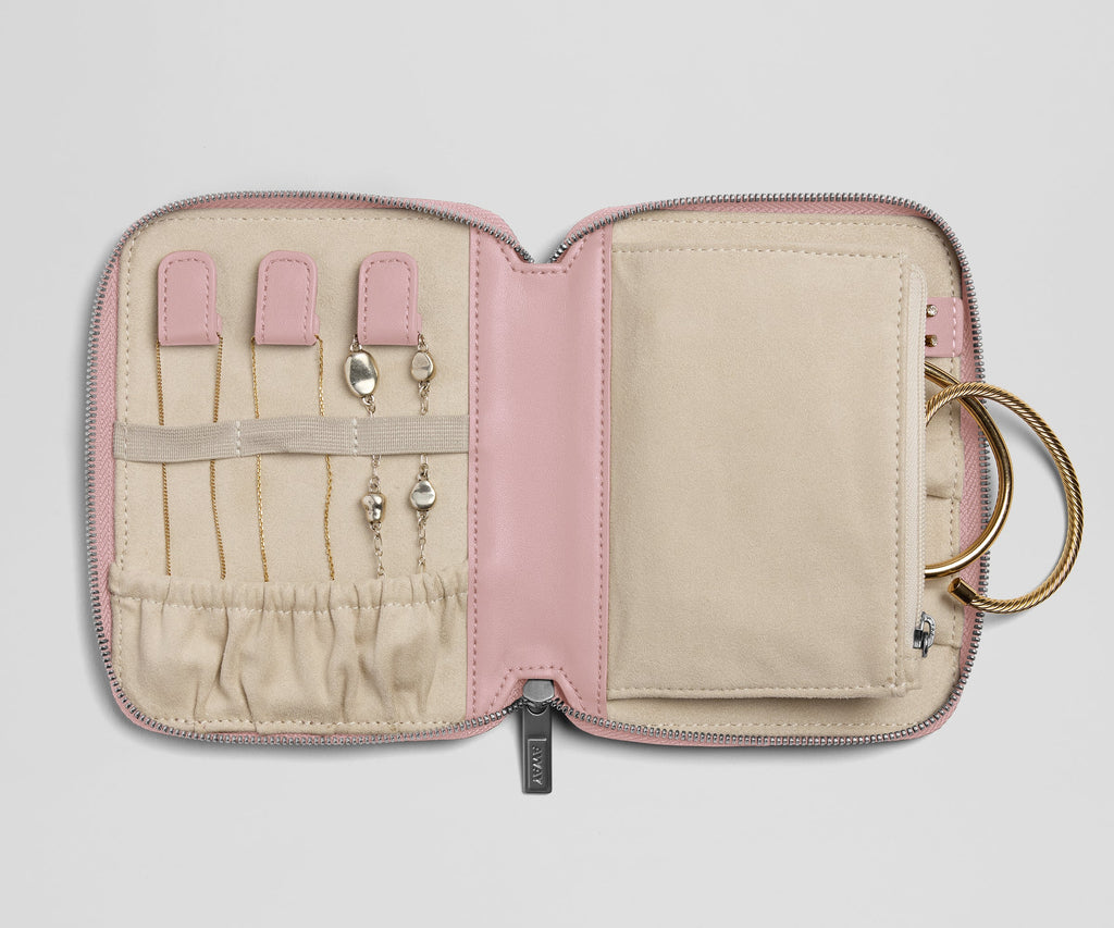 Away Slim Jewelry Organizer Jewelry Case - Glacial Pink