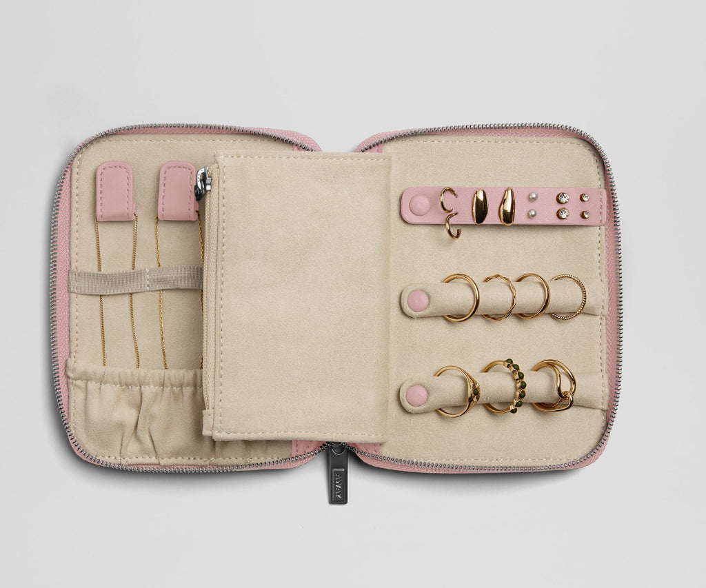 Away Slim Jewelry Organizer Jewelry Case - Glacial Pink