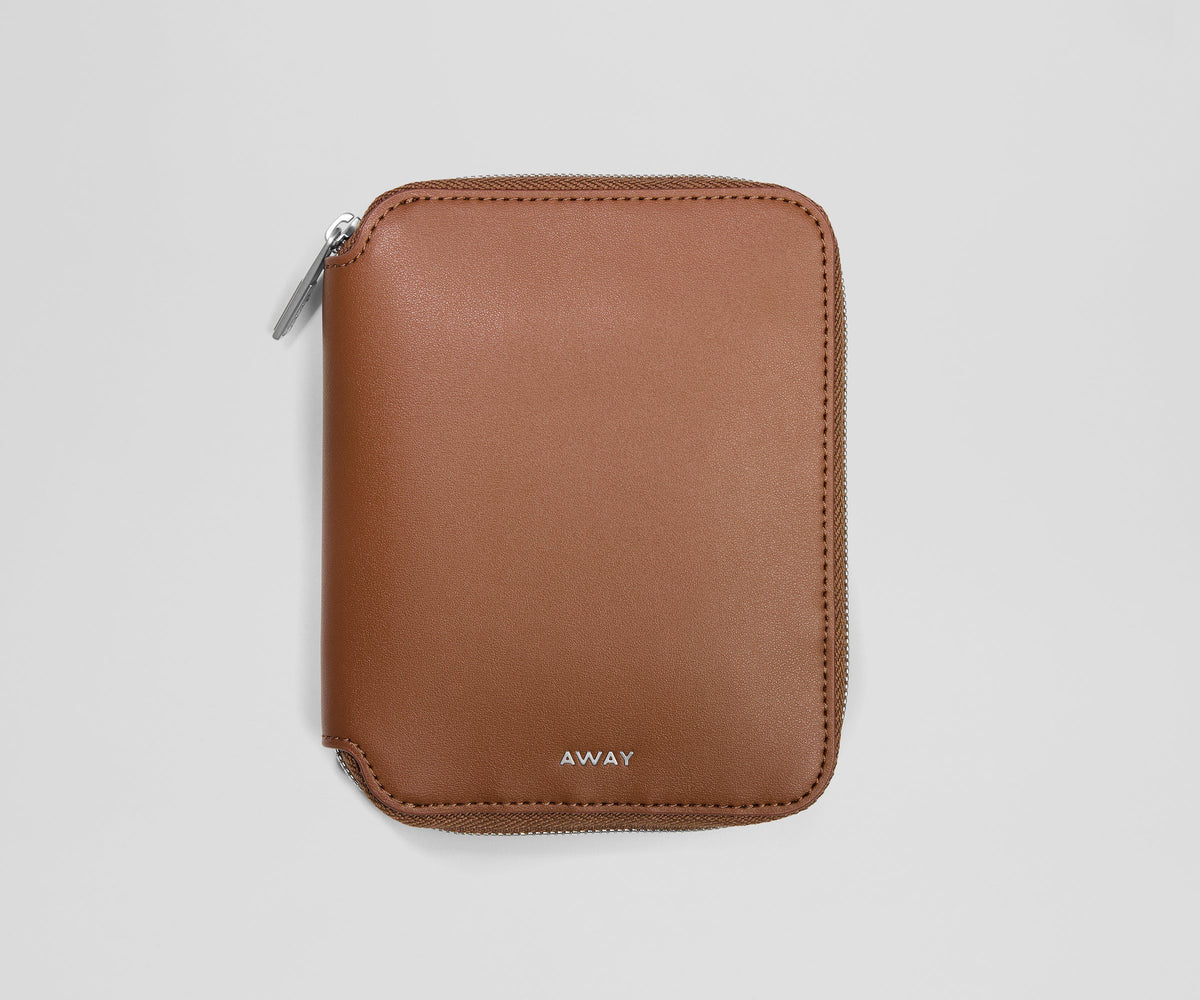 Away Slim Jewelry Organizer Jewelry Case - Saddle Brown