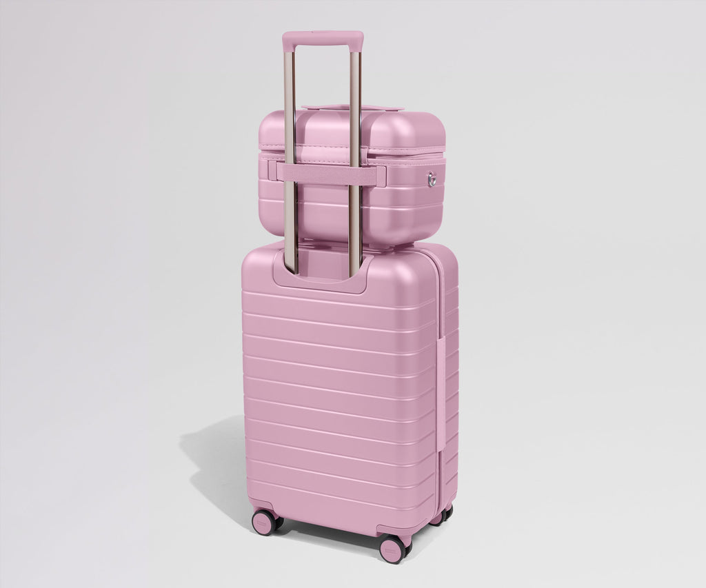 Away The Train Case Suitcase - Glacial Pink