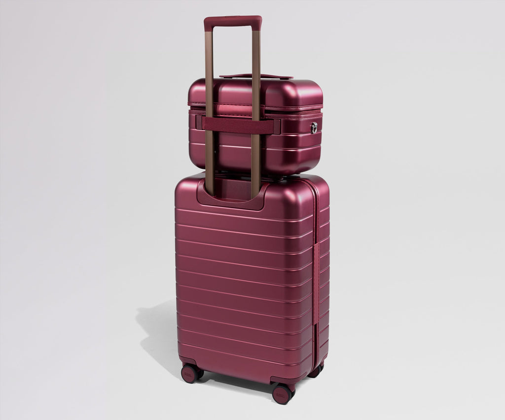 Away The Train Case Suitcase - Ruby Haze
