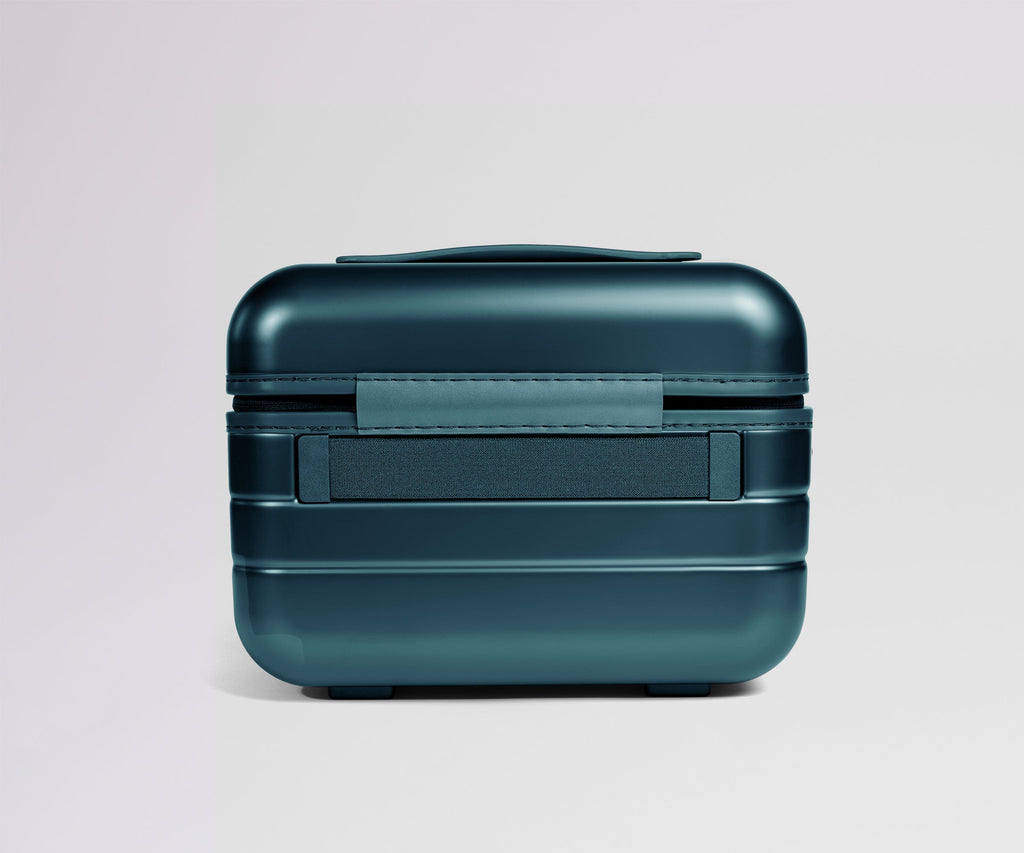 Away The Train Case Suitcase - Stormy Teal