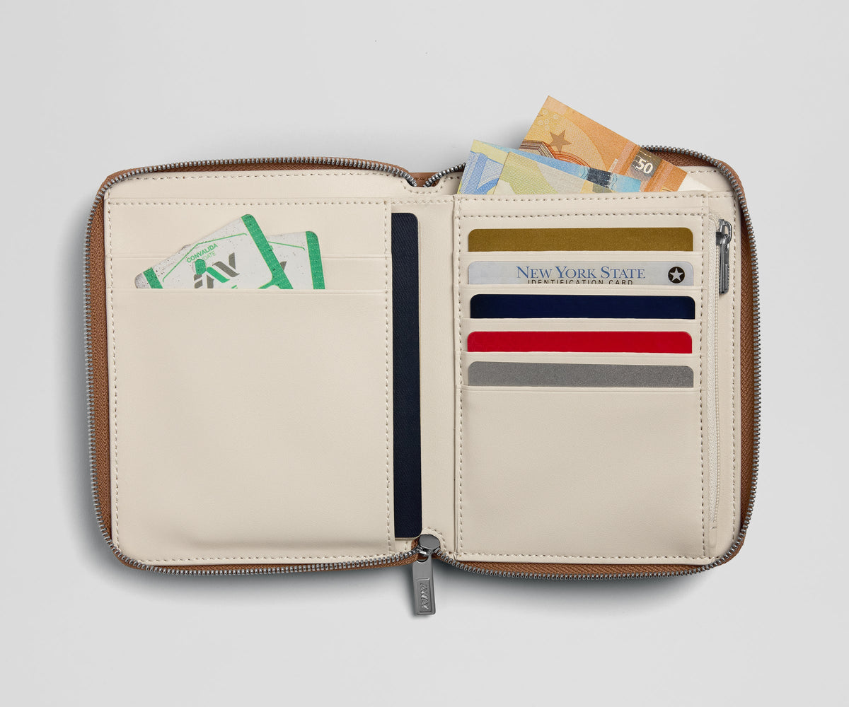 Away Travel Wallet Travel Accessory - Saddle Brown