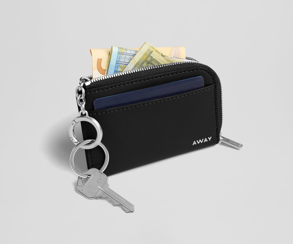 Away Zip Card Case Travel Accessory - Jet Black