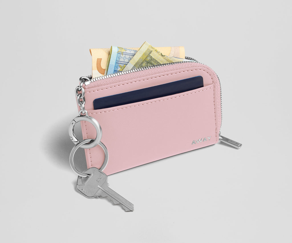 Away Zip Card Case Travel Accessory - Glacial Pink