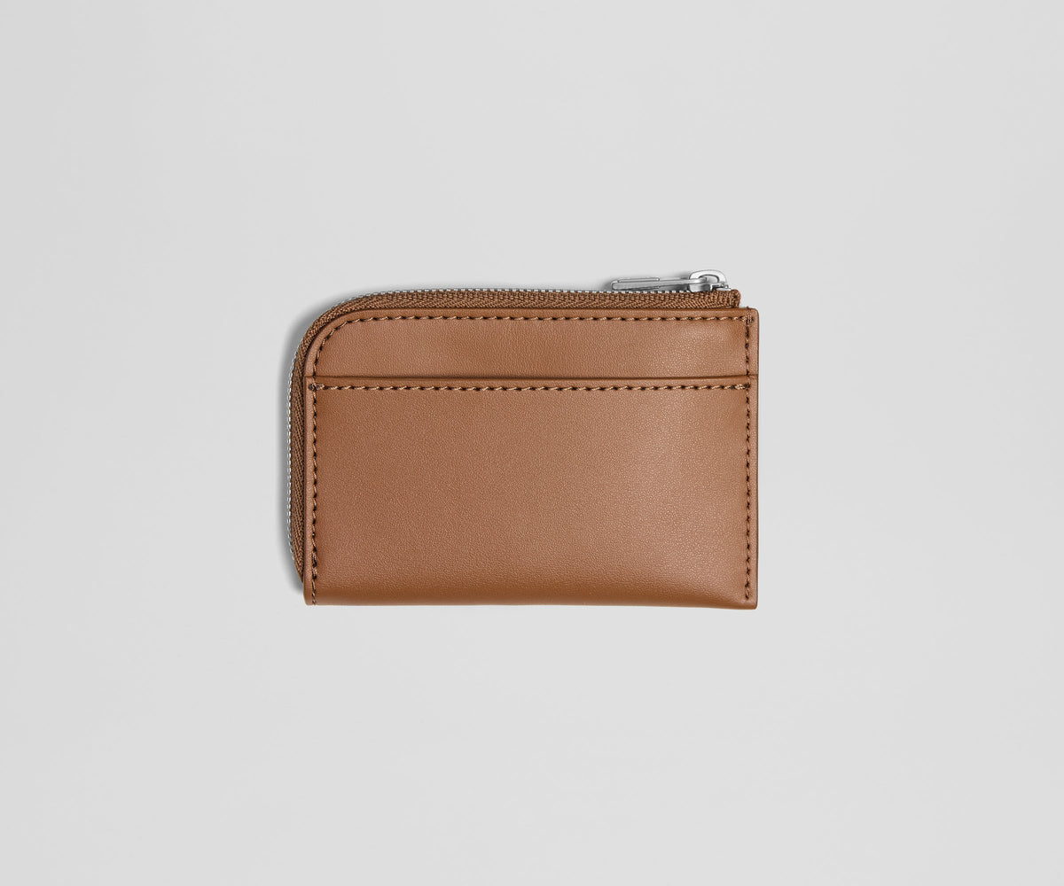 Away Zip Card Case Travel Accessory - Saddle Brown