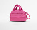 Away Micro Weekender Charm Duffel Bag - Island Pink