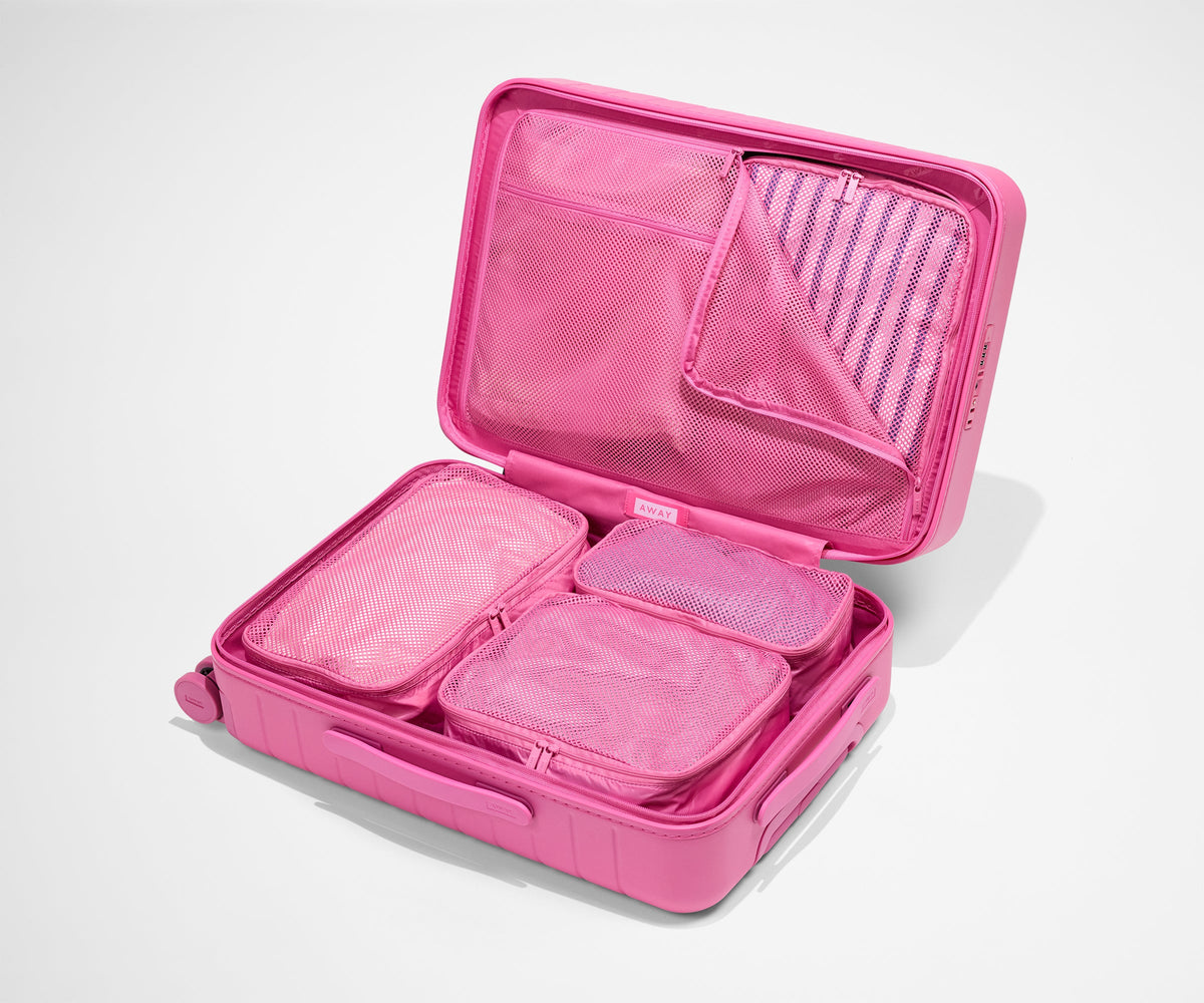 Away Insider Packing Cubes (Set of 4) in Island Pink