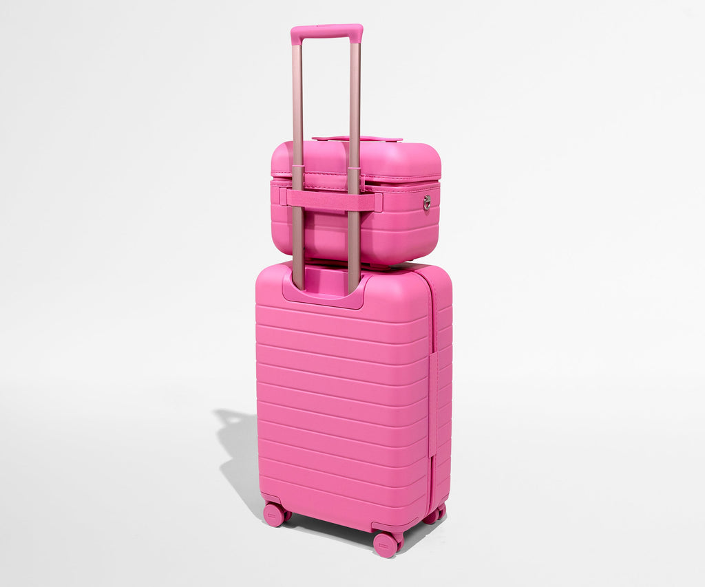 Away The Train Case Suitcase - Island Pink