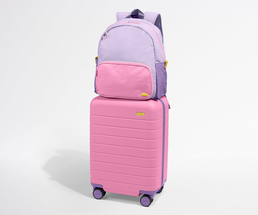 Away Kids Backpack in Butterfly Purple
