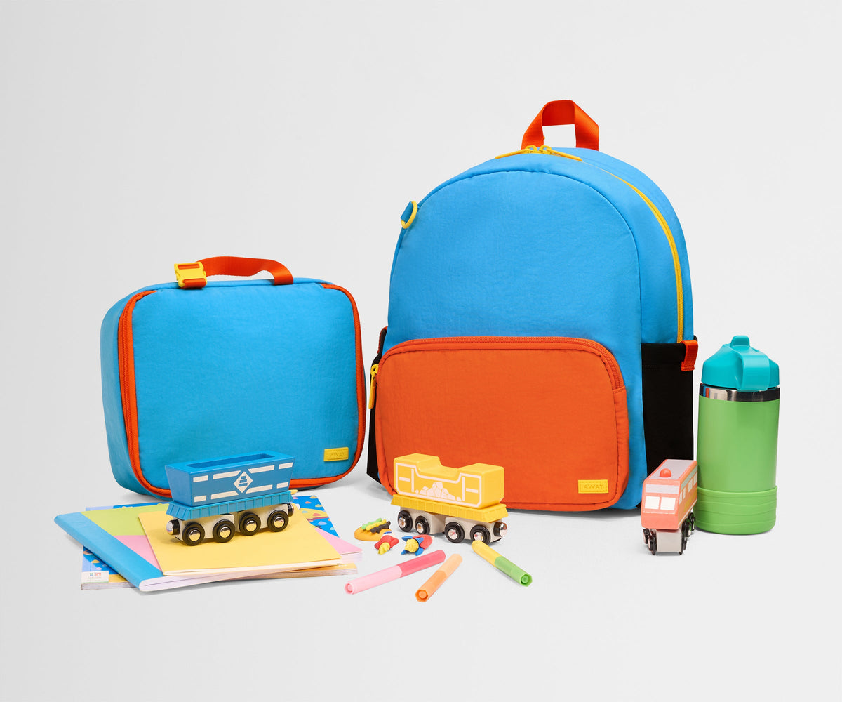 Away Kids Lunch Box Backpack - Splash Blue