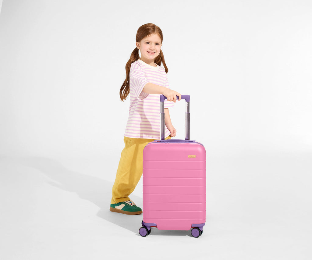Away The Kids Carry-On Suitcase - Berry Pink