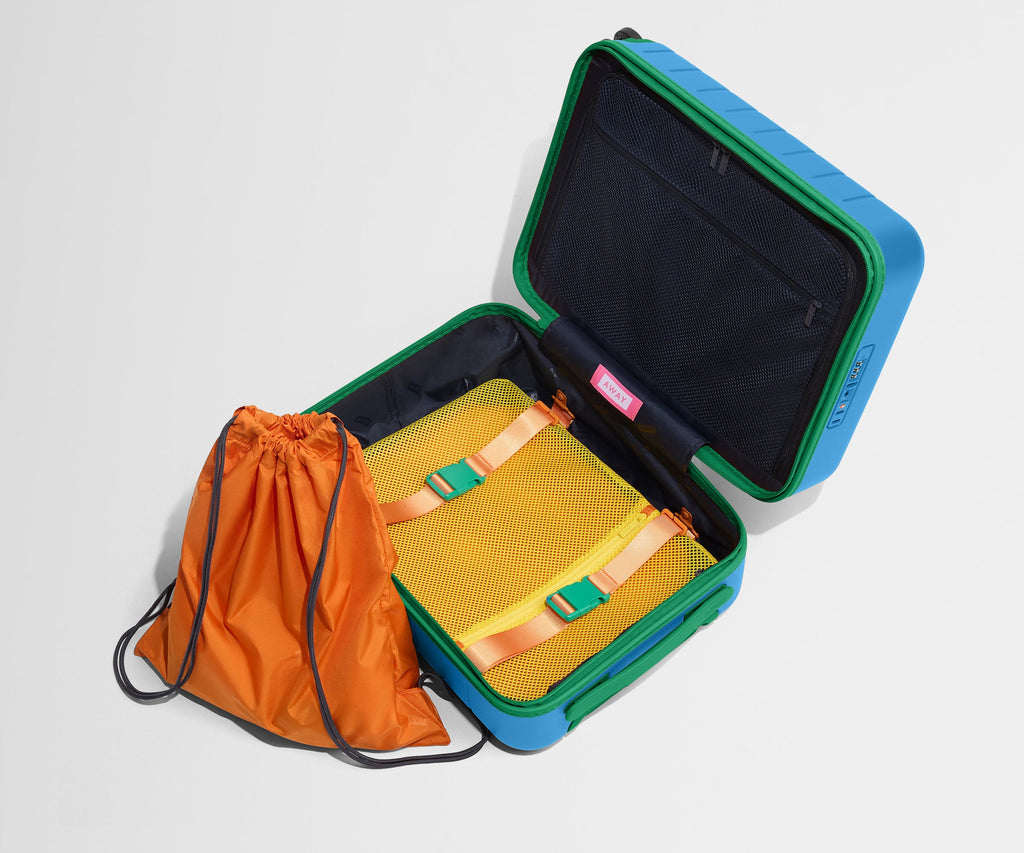 Away The Kids Carry-On Suitcase - Splash Blue