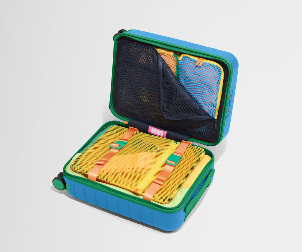 Away The Kids Carry-On Suitcase - Splash Blue