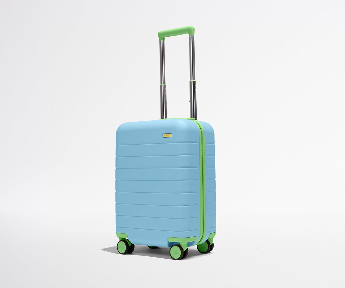 Away The Kids Carry-On Suitcase - Dragonfly Blue