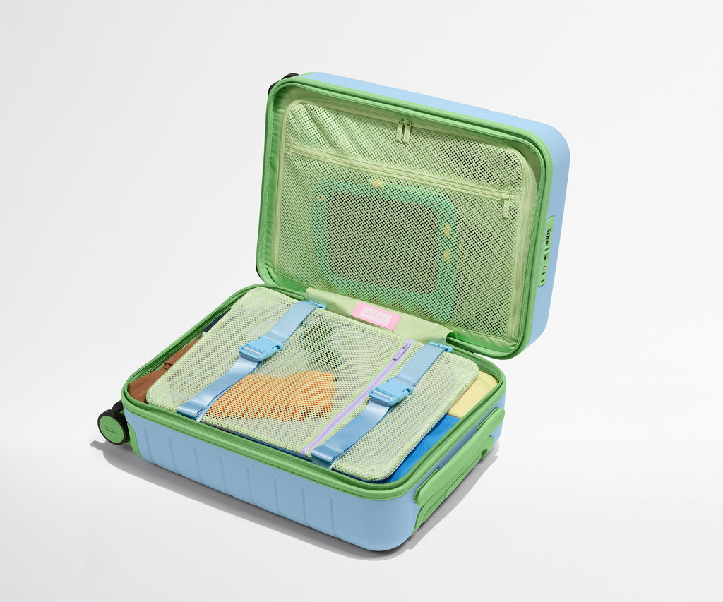 Away The Kids Carry-On Suitcase - Dragonfly Blue