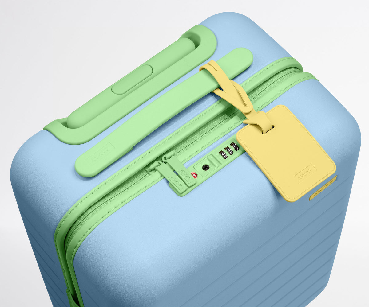 Away The Kids Carry-On Suitcase - Dragonfly Blue
