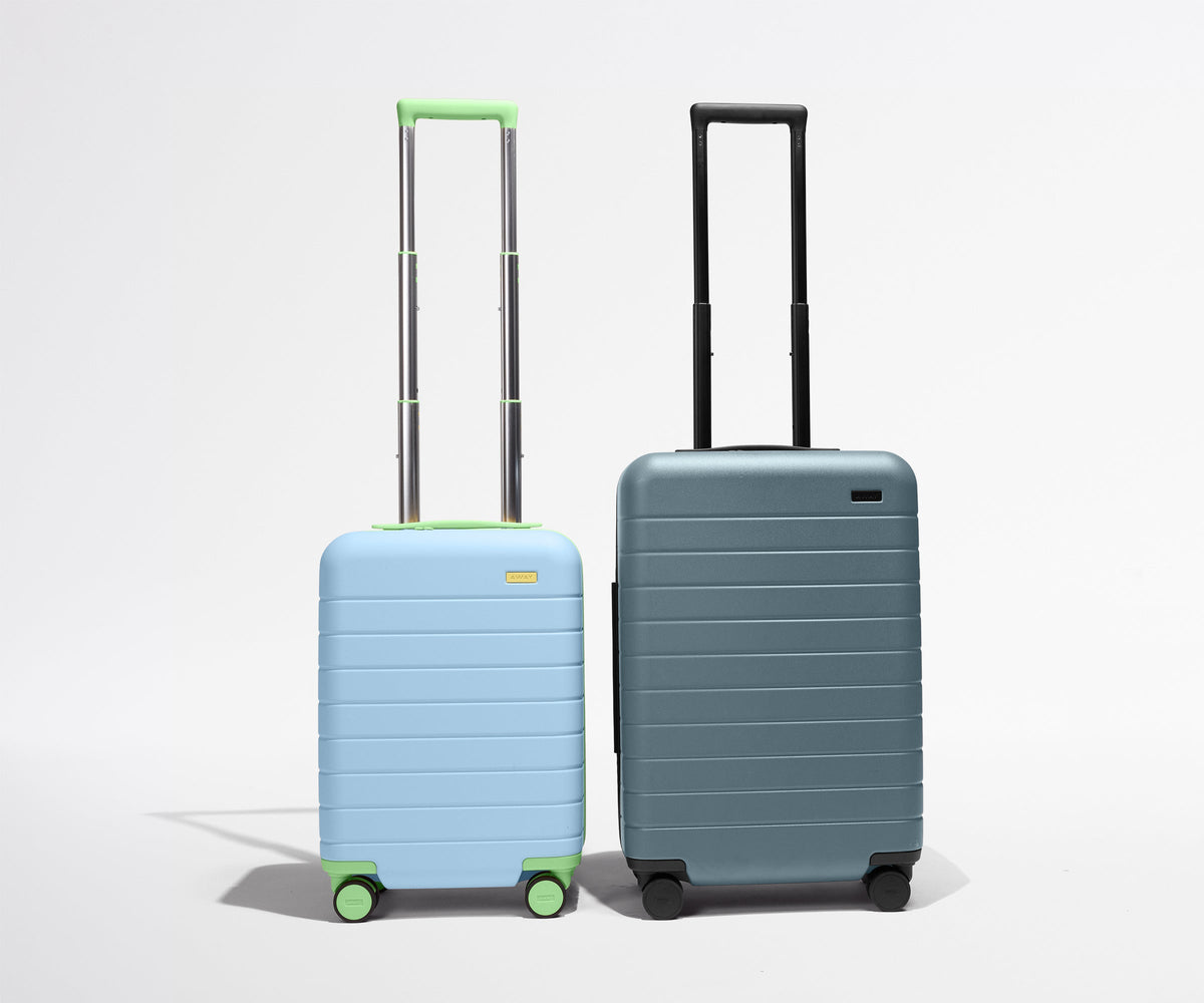 Away The Kids Carry-On Suitcase - Dragonfly Blue