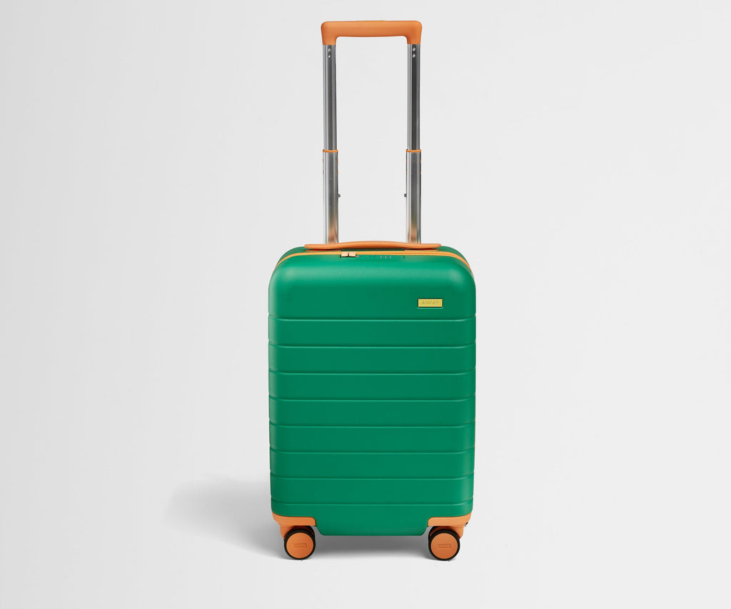Away The Kids Carry-On Suitcase - Froggy Green