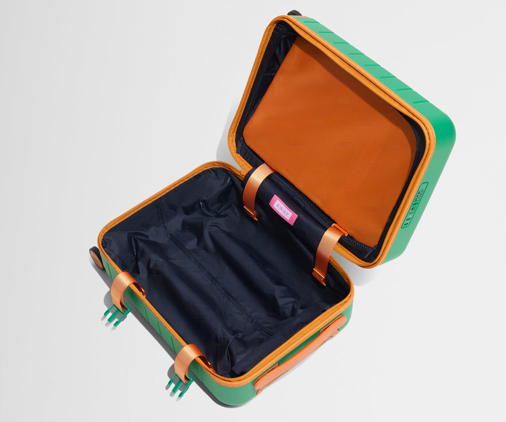 Away The Kids Carry-On Suitcase - Froggy Green