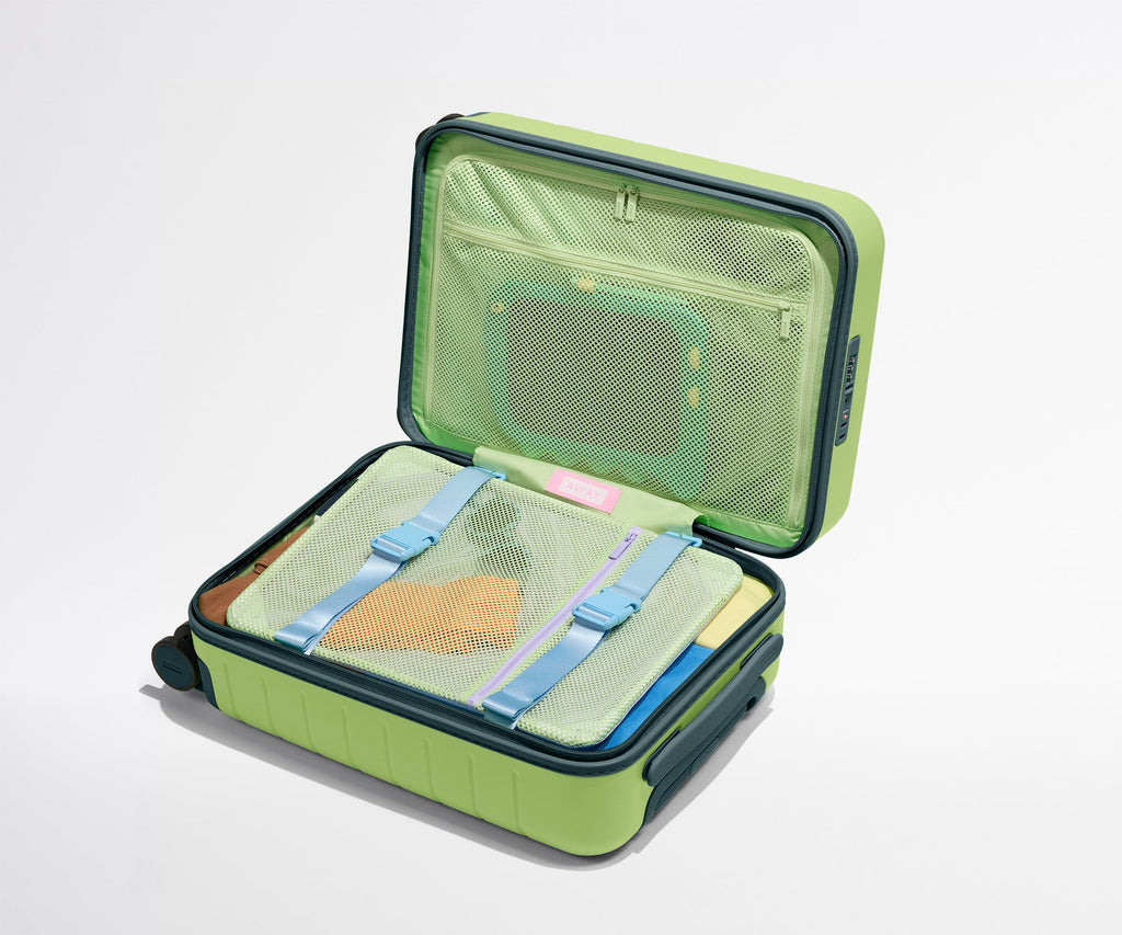 Away The Kids Carry-On Suitcase - Honeydew Green