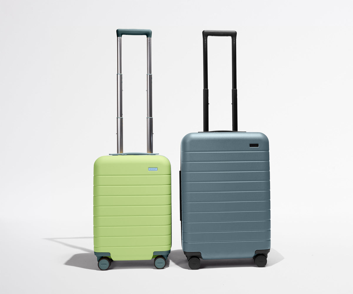 Away The Kids Carry-On Suitcase - Honeydew Green