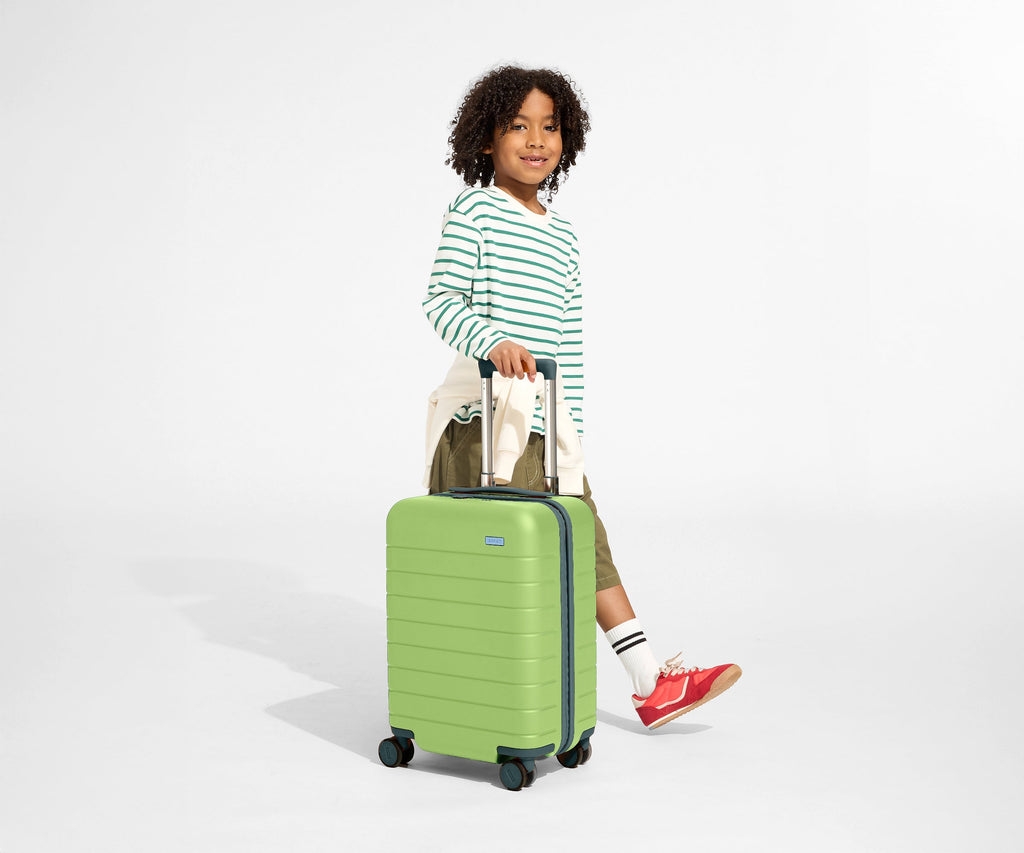 Away The Kids Carry-On Suitcase - Honeydew Green