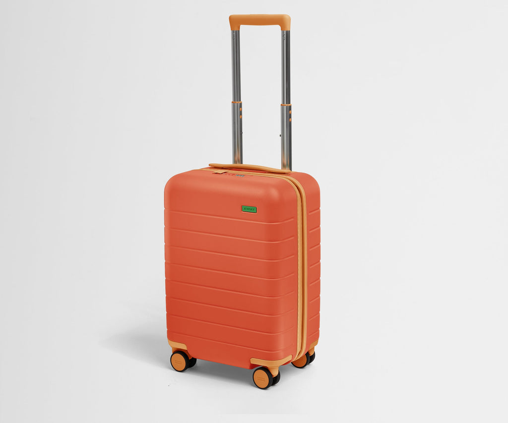 Away The Kids Carry-On Suitcase - Poppy Orange