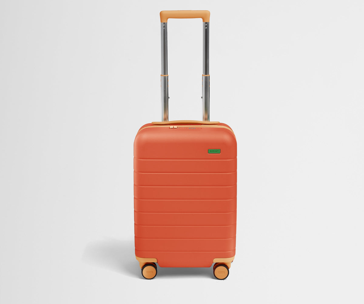 Away The Kids Carry-On Suitcase - Poppy Orange