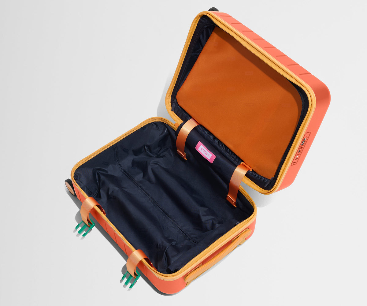 Away The Kids Carry-On Suitcase - Poppy Orange